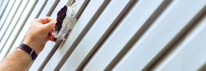 Holzgerüst Gartenhaus